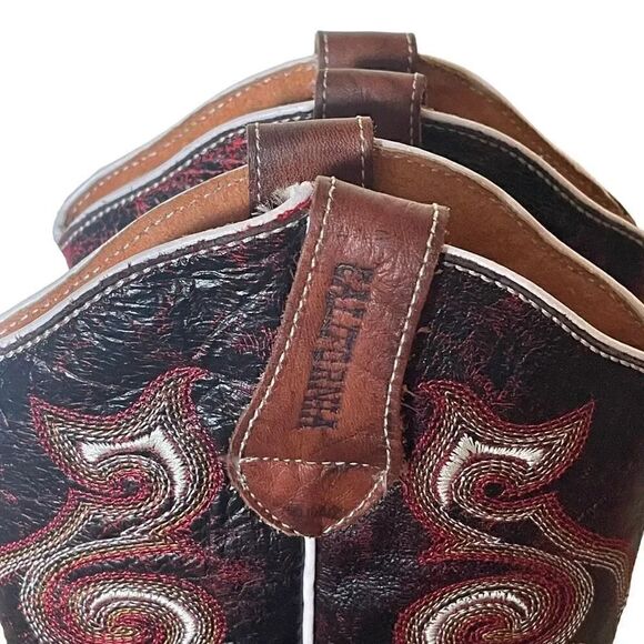 California Rodeo Western Leather Unisex Boots SZ 6.5 - Picture 2 of 13